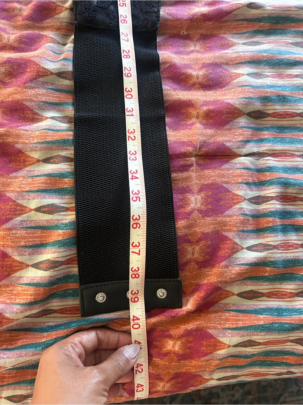Torrid Lace Ribbon Corset Waist Stretch Belt - Picture 7 of 7